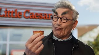 Little Caesars Super Bowl Commercial 2025 ft Eugene Levy, Flying Eyebrows