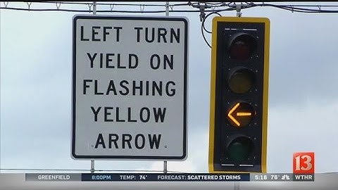 Flashing yellow turn signals come with learning curve for drivers