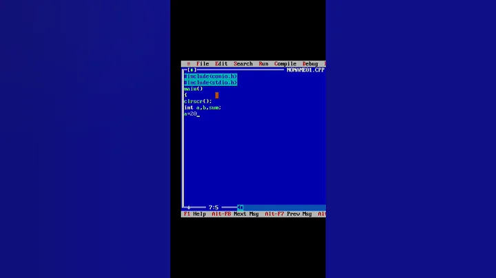 Sum of Two Numbers In C programming |#shorts