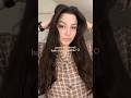 asmr blowout routine ♡ hair brushing & tapping✨#asmr #blowoutroutine #haircare #asmrsounds #grwm