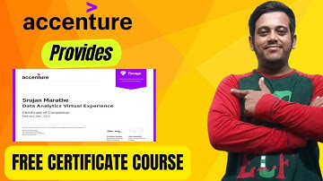 Accenture is Offering Free Data Analytics & Data Visualization Certificate