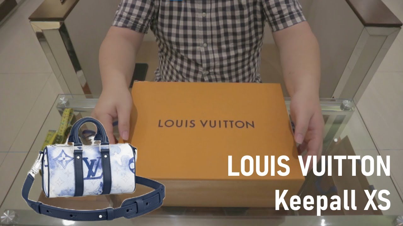 Louis Vuitton Blue/White Monogram Watercolor Canvas Keepall XS Bag Louis  Vuitton