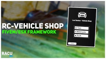 [RESOURCE] | RC-Vehicle Shop |FiveM - ESX Framework |