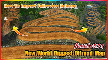 World Biggest Offroad Hills Map Release Bussid v3.7.1 How To Import Fullreview @RS_GAMING_UPDATES