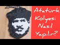 Atatürk Kolyesi Nasıl yapılır? / Miyuki Tuğla Tekniği Atatürk Kolyesi Yapımı