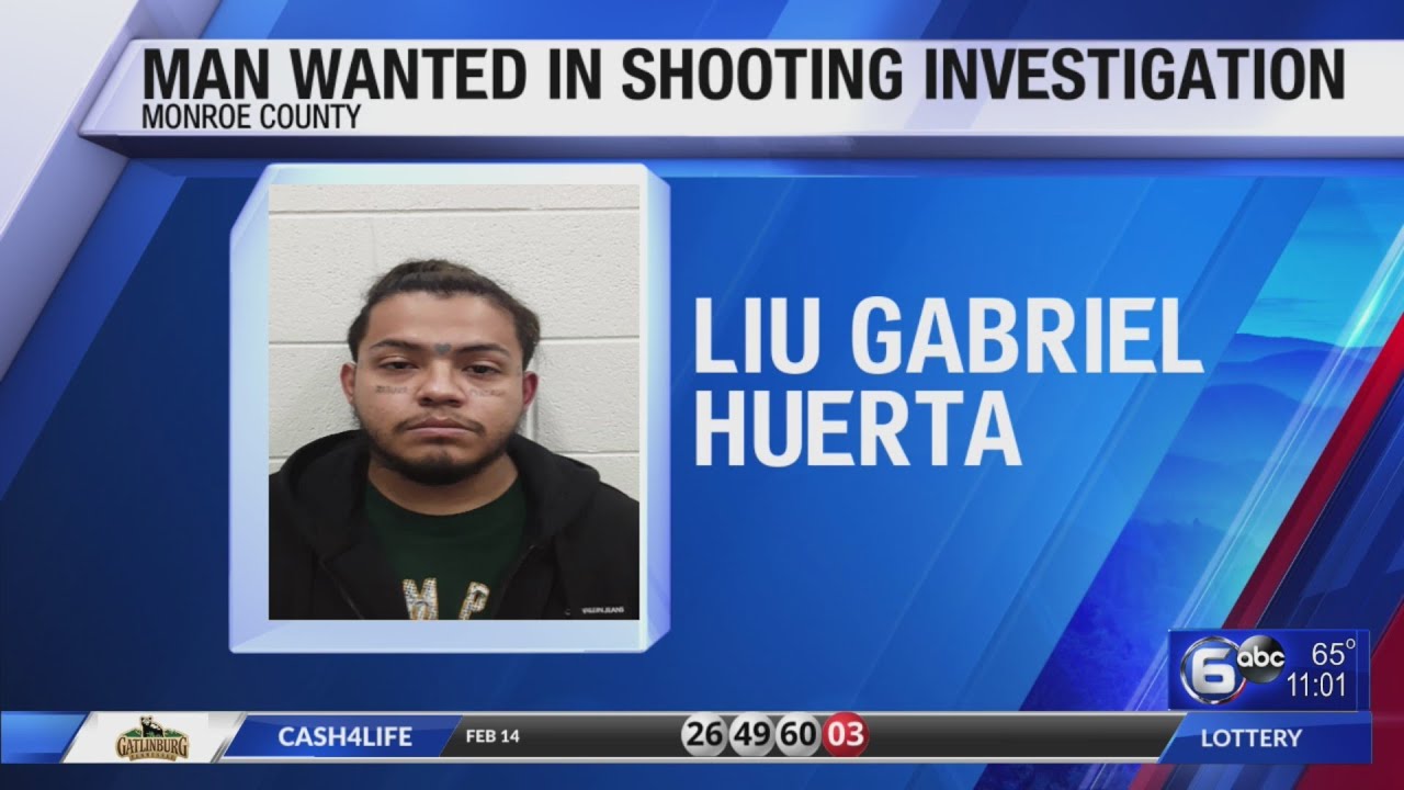 Man wanted in Monroe County shooting investigation - YouTube