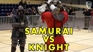 SAMURAI VS KNIGHT! Epic fight of master of historical fencing! Sword vs katana battle! screenshot 2