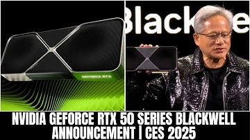 NVIDIA GeForce RTX 50 Series Blackwell Announcement | CES 2025