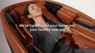 Human Touch Virtual Therapist Super Novo 4D S and L Track Massage Chair Zero Gravity Recliner