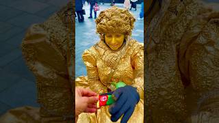 New gift for Gold Lady: GreenKitKat  #subscribe #video #viral #trending #youtube #snowman #candy #fy