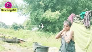 Bathing Desivlogs02 Village Vlogs Desivlogs. Village Lifestyle.