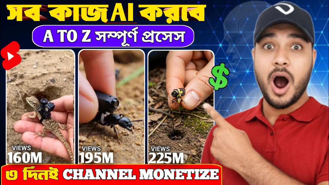 Viral Micro Camera Mount Animal Videos Using AI | AI Diye Trending Viral Shorts 🔥