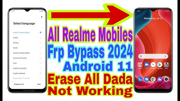 All Realme Android 11 Frp Bypass/Erase All Data Not Working | New Trick 2024 | No Pc/Reset Frp Lock