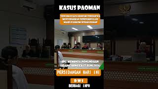 Kuasa Hukum terdakwa Toni RM, menyerahkan sepenuhnya kepada Halkim atas permintaan penundaan JPU