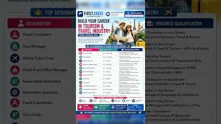 Top Careers in Tourism & Travel Industry | Salary, Qualifications & Roles!