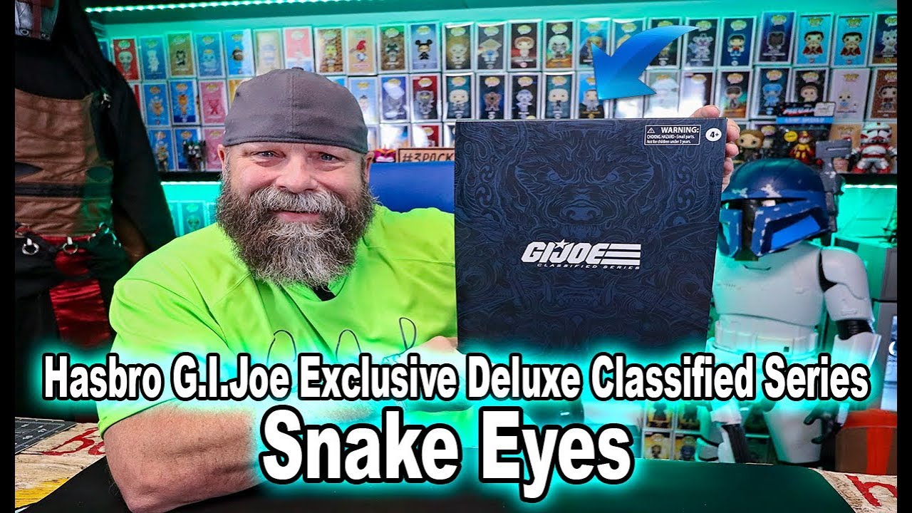 G I Joe Snake Eyes Hasbro Pulse Exclusive Deluxe Classified