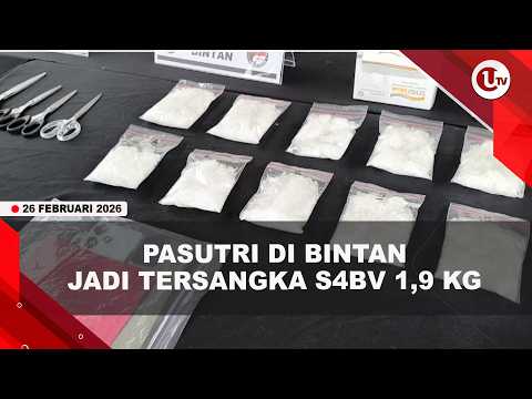 PASUTRI DI BINTAN JADI TERSANGKA MILIKI S*BU SEBERAT 1,9 KG | U-NEWS