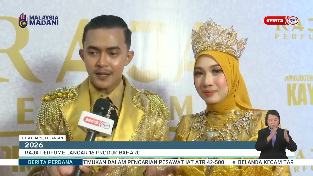 18 JAN 2026 - BERITA PERDANA - 2026: RAJA PERFUME LANCAR 16 PRODUK BAHARU