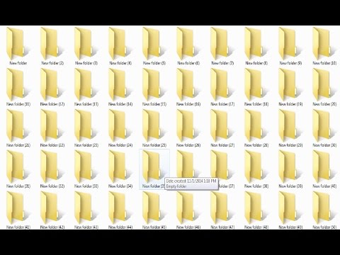How To Make more than thousands of folder 🗂️🗂️ Using notepad?