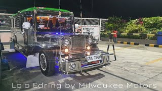 Airconditioned Traditional Jeepney Lolo Edring By Milwaukee Motors#fyp #philippinejeepney #foryou