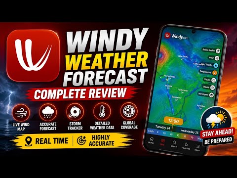 How to Use the Windy App || Windy App || How to Use the Windy App || How to Check Rainfall on the...