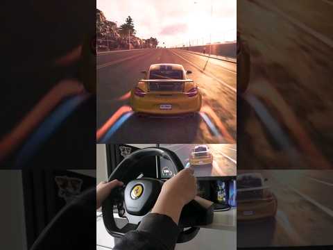The Crew 2 | Porsche Cayman GT4 | Thrustmaster T80 Ferrari 488 GTB Edition steering wheel
