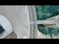 Hoover Dam aerial shooting. 1080p.