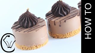 EASY Mini Chocolate Cheesecake  Eggless No Bake!