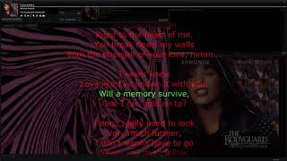 Whitney Houston – I Have Nothing • song with karaoke/synchronized lyrics