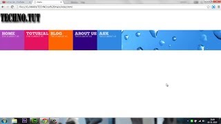 Sliding Navigation bar in Dreamwaver CC toturial {no jquery} CSS3 TRANSITION part-1/2