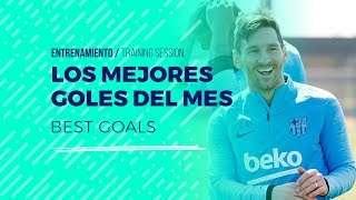 Los mejores goles de Messi en los entrenamientos de marzo