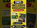 Emergence of Inclusive Education in India 🇮🇳 | B.Ed Explained Simply