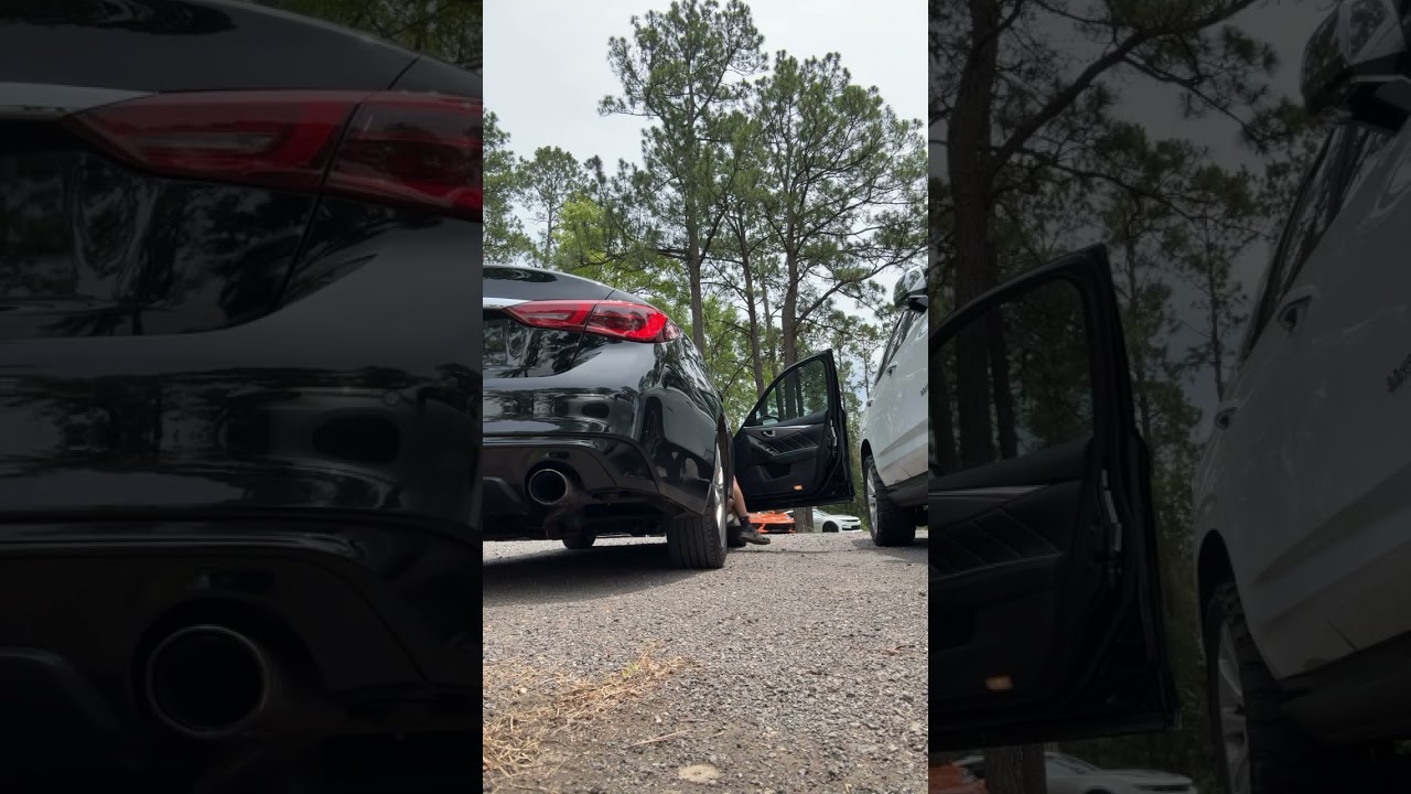 q50 muffler delete wit revs🫰🏽