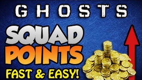 Call of Duty: Ghosts "HOW TO GET SQUAD POINTS FAST AND EASY!" (Tips and Tricks)