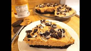 Peanut Butter Pie without Cool Whip 👨‍🍳🥜|🍫🥧 No-Bake Recipe with Cream Cheese 😀|😁 Easy Dessert👍
