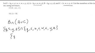 17 & 18 ~ Final Exam Review