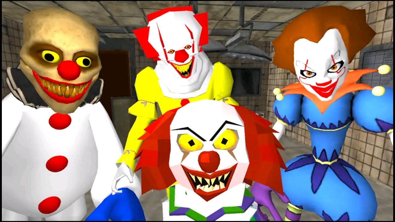 Clown Hospital Neighbor Escape 3D - Level 1 - Gameplay - YouTube