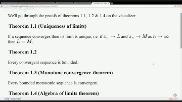 Sequences - 04 - Convergence properties & their proofs