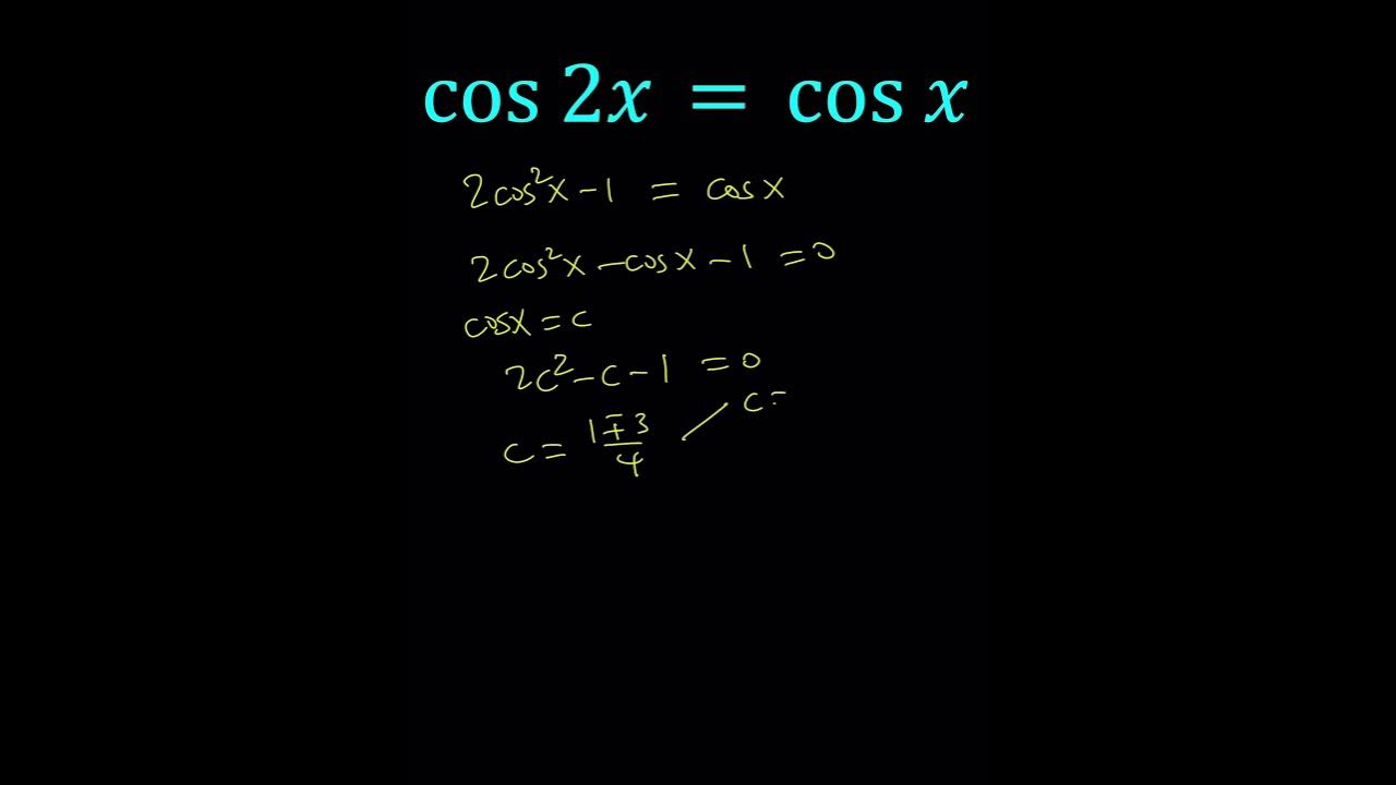 solving-cos-2x-cos-x-a-trigonometric-equation-youtube