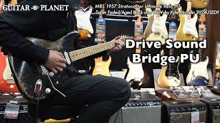 MBS 1957 Stratocaster Ultimate Relic -Super Faded/Aged Black over