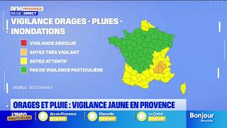 Storms and rain: yellow alert in Provence this Thursday