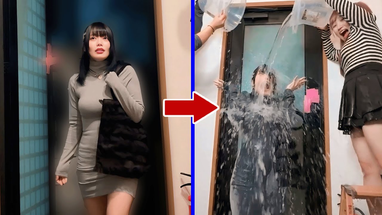 帰宅したら大量の水ぶっかけドッキリした結果wwww