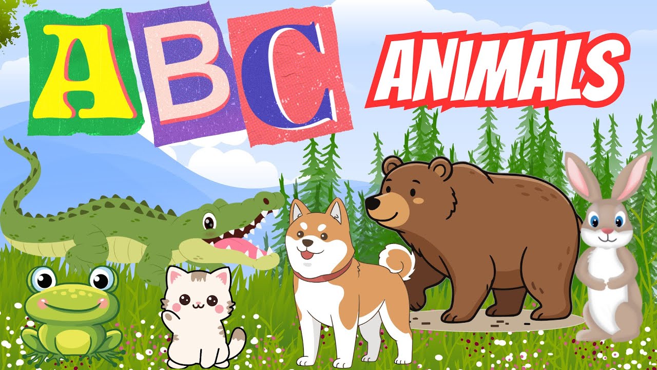 Learn ABC with Animals 🐘 Fun Alphabet Learning Video for Kids! - YouTube