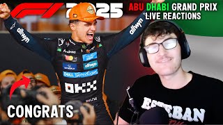 Lando Norris becomes the World Champion... | F1 Abu Dhabi GP Reactions