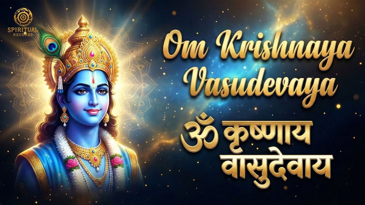 🎶 Om Krishnaya Vasudevaya | Maha Mantra Shri Krishna | Powerful Devotional Music 2025 #KrishnaMantra