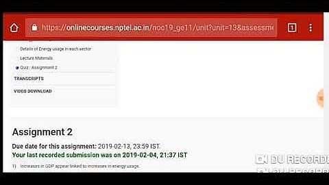 NPTEL Assignment 2 Solution released 100% right solution of NON Conventional Engery sources