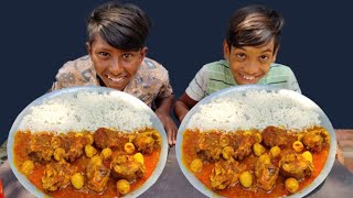 Chicken Curry with Rice Eating Challenge/Competition