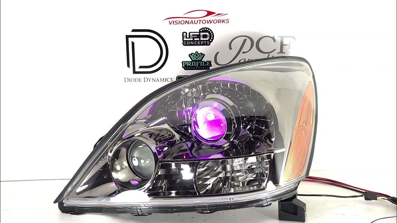 Lexus GX470 Headlights G5 BiLED projector retrofit, Diode Dynamics
