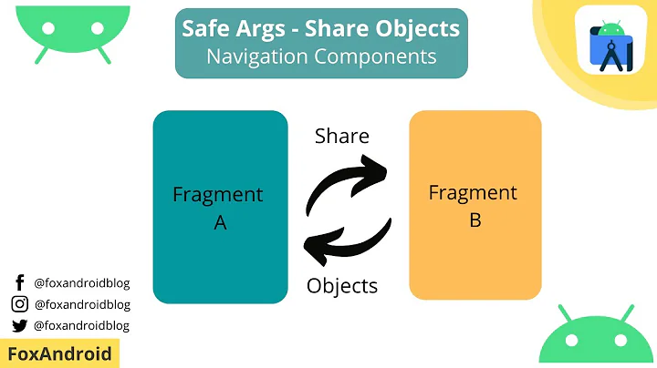 Safe Args - Share Objects between Fragments - Navigation Component