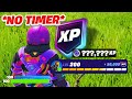 *NEW* FASTEST NO TIMER Fortnite XP Map to LEVEL UP FAST in Chapter 7 WINTERFEST